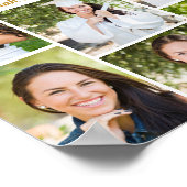 卒業祝いパーティー9フォトコラージュ ポスター (角)