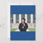 卒業祝いパーティー 招待状 (裏面)