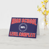 卒業祝いレベルの完おもしろい了 カード (黄色い花)