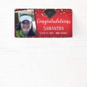 卒業祝い予算パーティーバナー 横断幕 (インサイチュ)