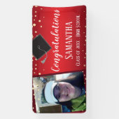 卒業祝い予算パーティーバナー 横断幕 (縦)