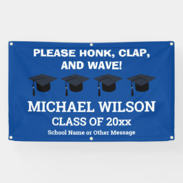 卒業祝い優秀卒業生 横断幕