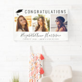 卒業祝い写真コラージュへようこそ 横断幕 (インサイチュ)