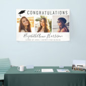 卒業祝い写真コラージュへようこそ 横断幕 (トレードショー)