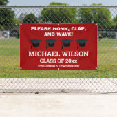 卒業祝い卒業コロナウイルス 横断幕 (インサイチュ)