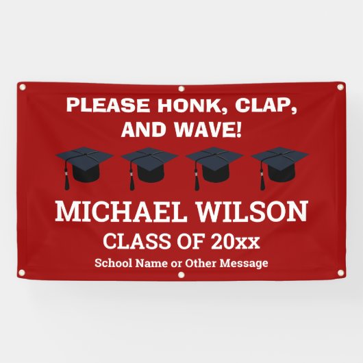 卒業祝い卒業コロナウイルス 横断幕 (横)