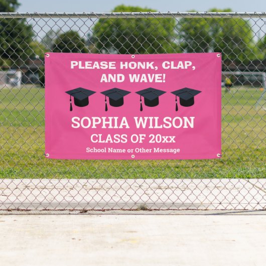 卒業祝い卒業コロナウイルス 横断幕 (インサイチュ)