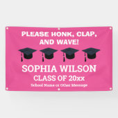 卒業祝い卒業コロナウイルス 横断幕 (横)