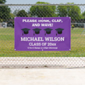 卒業祝い卒業コロナウイルス 横断幕 (インサイチュ)