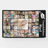 卒業祝い名62フォトコラージュ 横断幕 (横)