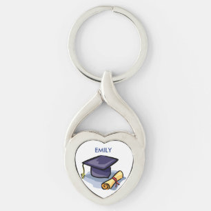 卒業祝い覚えて過去 キーホルダー