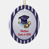 卒業祝い覚えて過去 セラミックオーナメント (右)