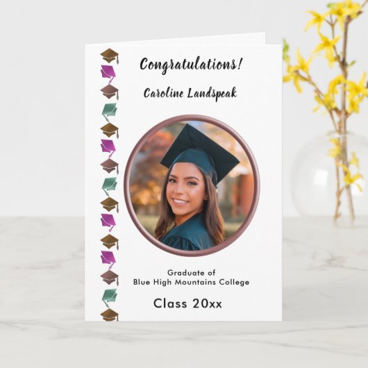 卒業祝い2025, White Roses カード (黄色い花)