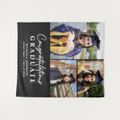 卒業祝い3写真卒業パーティー タペストリー (正面(横))