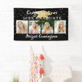 卒業祝い4フォトカスタムカラー 横断幕 (インサイチュ)