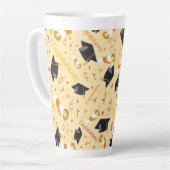 卒業祝い カフェラテマグ (左アングル)