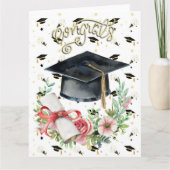 卒業祝い カード (正面)