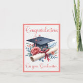 卒業祝い カード (正面)