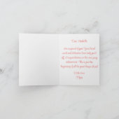 卒業祝い カード (内部)