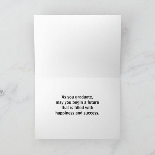 卒業祝い カード (内部)