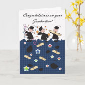 卒業祝い カード (黄色い花)