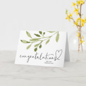 卒業祝い カード (黄色い花)