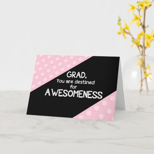 卒業祝い カード (黄色い花)