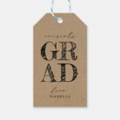 卒業祝い ギフト タグ (正面)