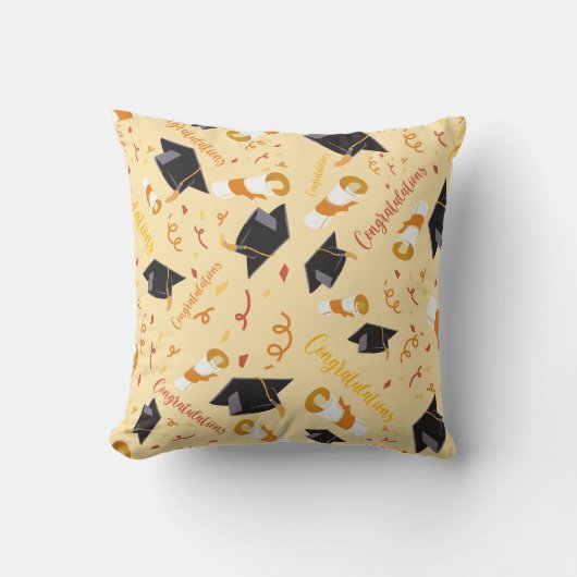 卒業祝い クッション (正面)