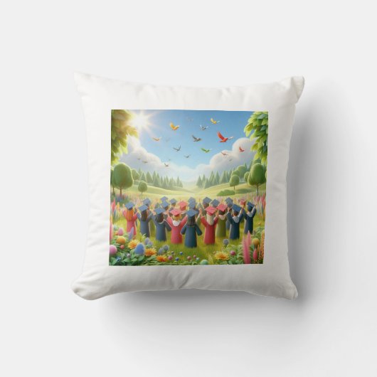 卒業祝い クッション (正面)