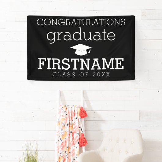 卒業祝い – クラスOf Any Year 横断幕 (インサイチュ)