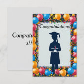 卒業祝い セーブザデート (正面/裏面)