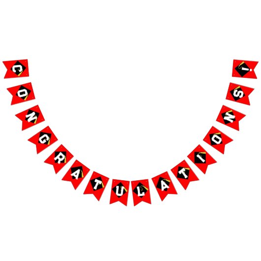 卒業祝い バンティングフラッグ (全)