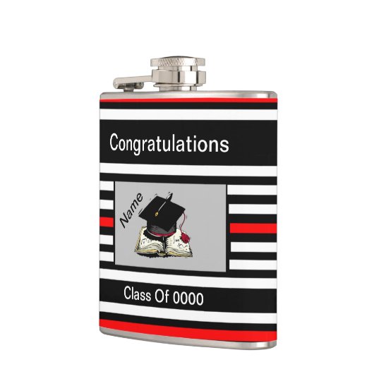 卒業祝い フラスク (左)