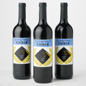 卒業祝い ワインラベル (ボトル)