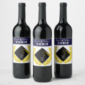 卒業祝い ワインラベル (ボトル)