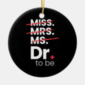 卒業祝い |医師の予定 セラミックオーナメント (正面)