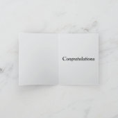 卒業祝い 招待状 (内部)