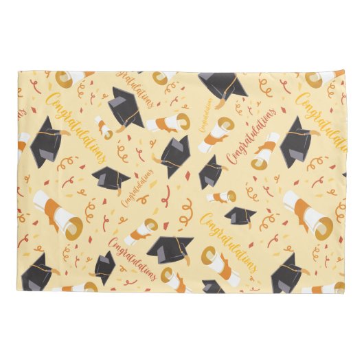 卒業祝い 枕カバー (裏面)