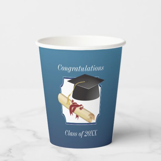 卒業祝い 紙コップ (裏面)