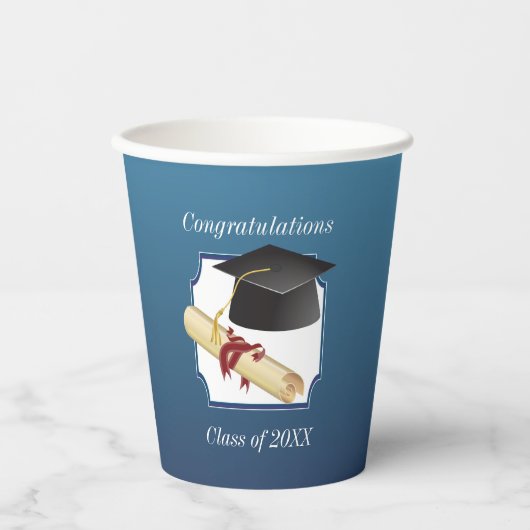 卒業祝い 紙コップ (正面)