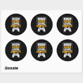 卒業祝い |高校レベルの完了 ラウンドシール (シート)