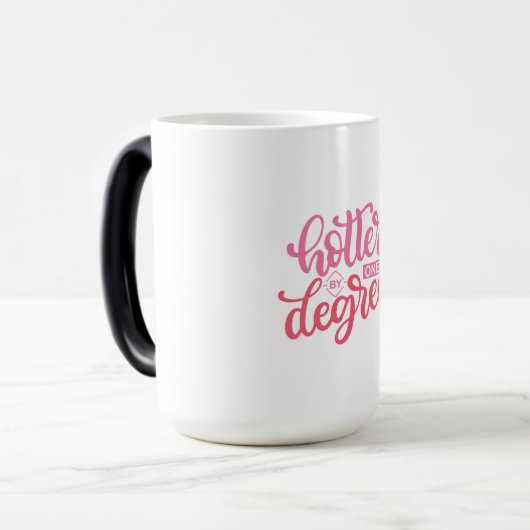 卒業祝い | 1度ほど暑い モーフィングマグカップ (正面左)