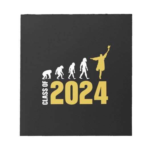 卒業祝い | 2024年クラス ノートパッド (正面)