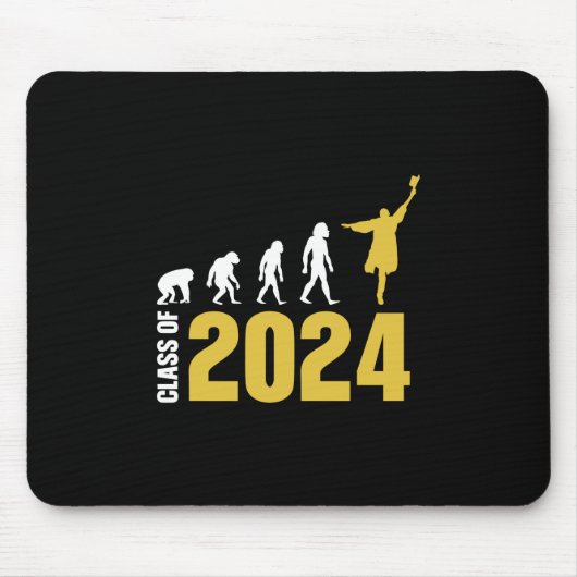 卒業祝い | 2024年クラス マウスパッド (正面)