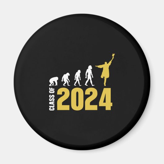 卒業祝い | 2024年クラス マグネット (正面)
