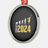 卒業祝い | 2024年クラス メタルオーナメント (左)