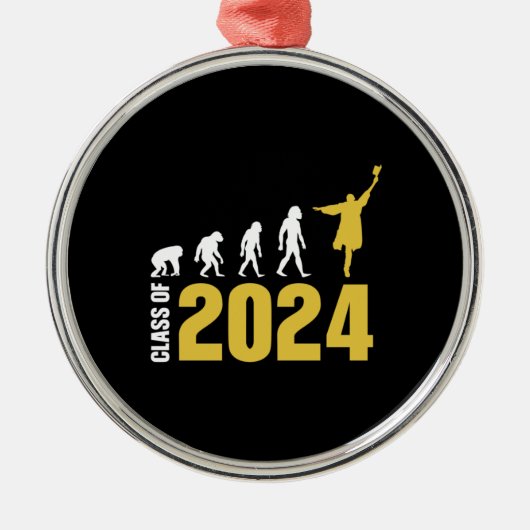 卒業祝い | 2024年クラス メタルオーナメント (正面)