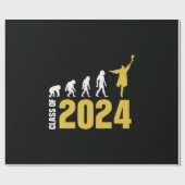 卒業祝い | 2024年クラス ラッピングペーパー (フラット)