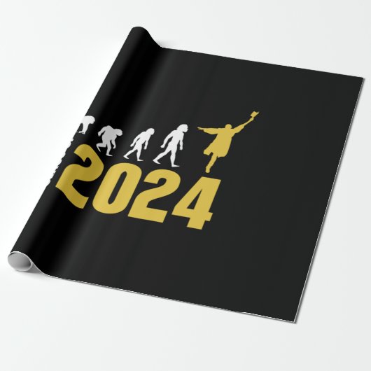 卒業祝い | 2024年クラス ラッピングペーパー (アンロールド)